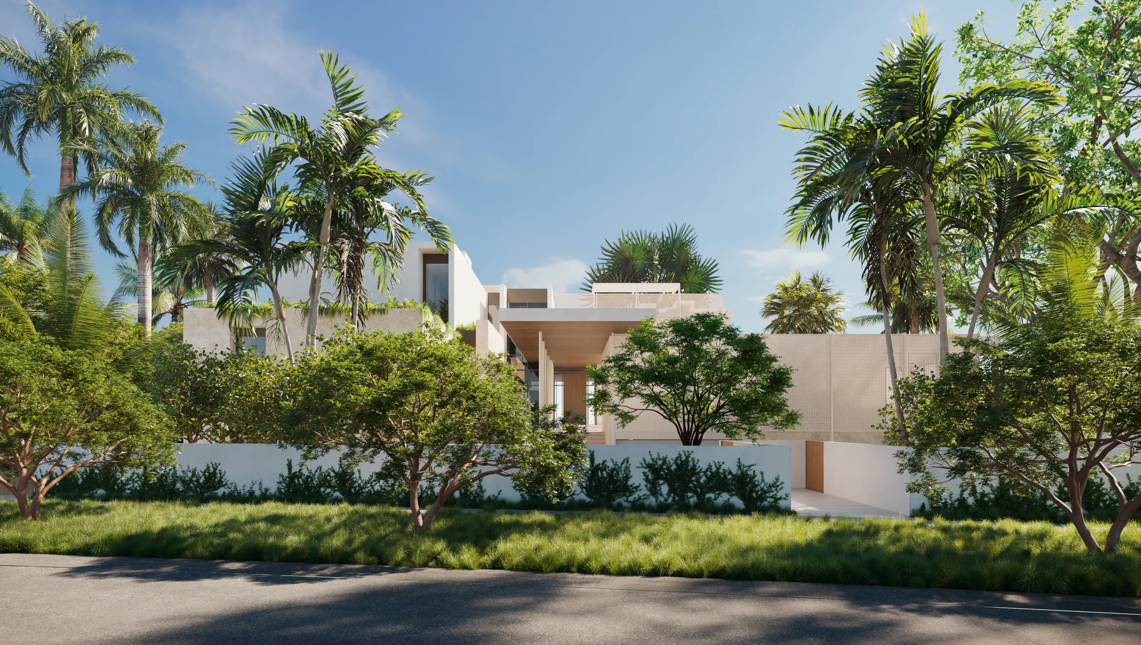 Bay House, on the site of a lost Geiger