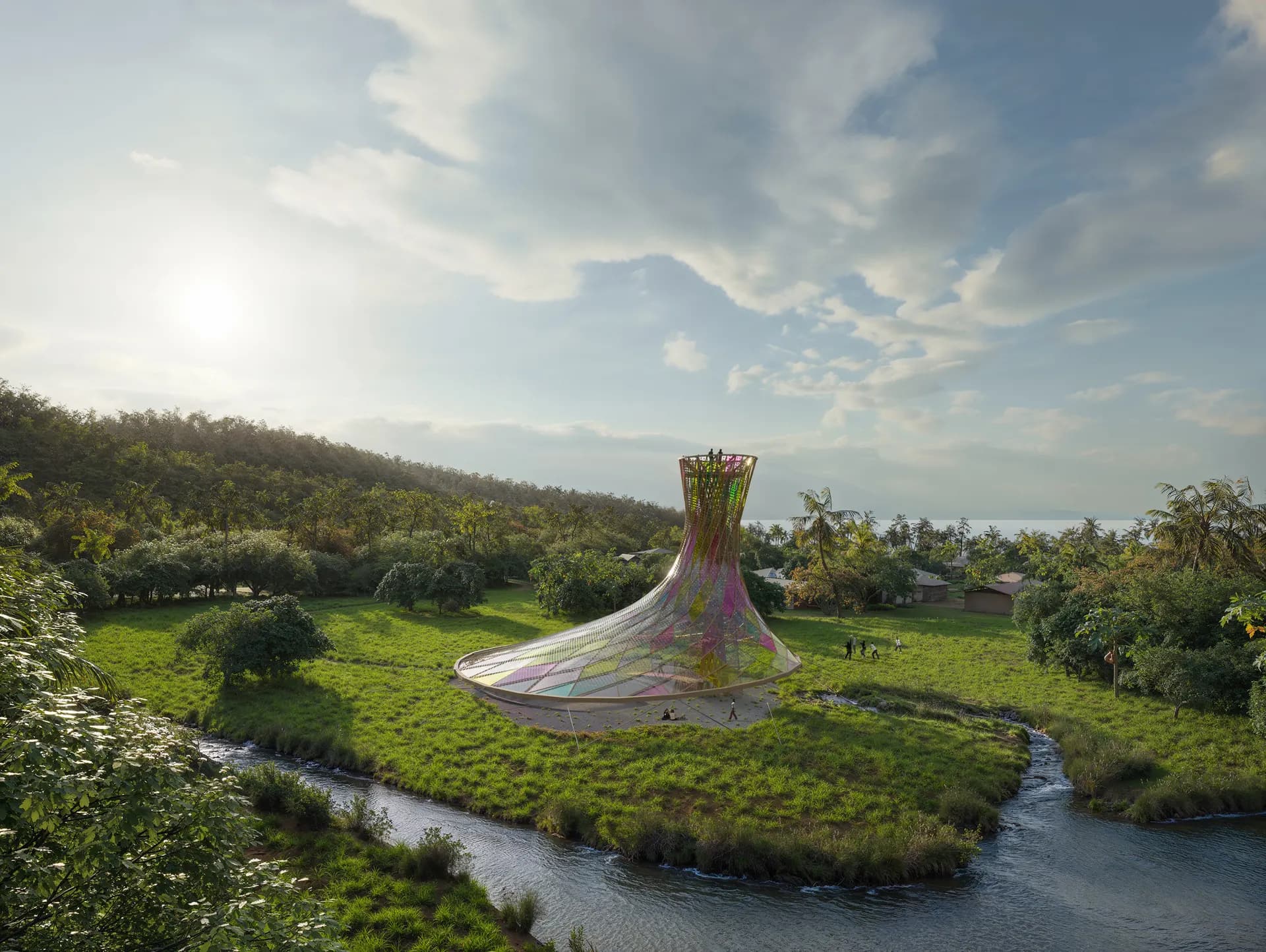 Prismatic Parasol earns a Special Mention at the Architizer A+Awards